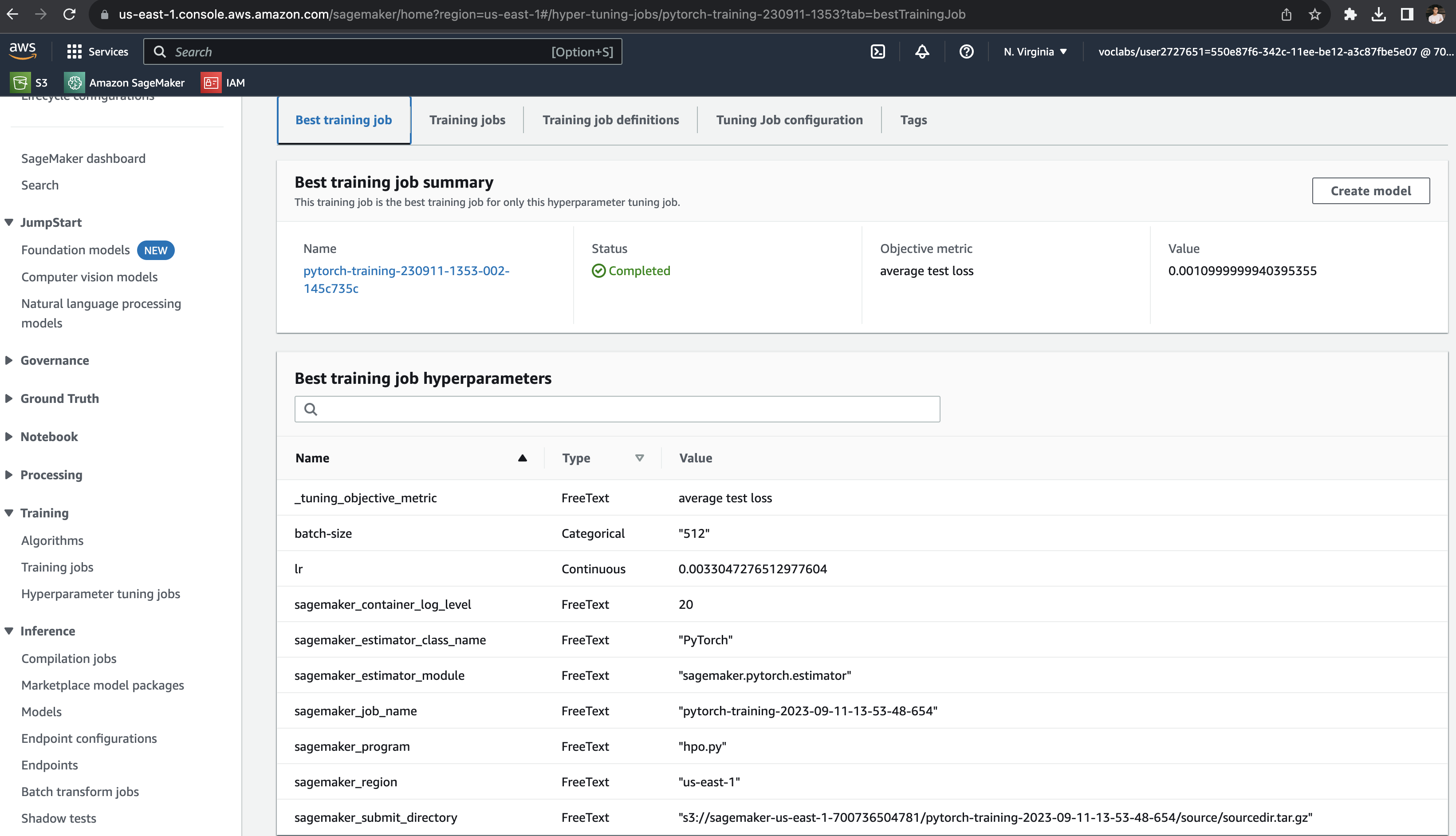 Hyperparameter Tuning Job