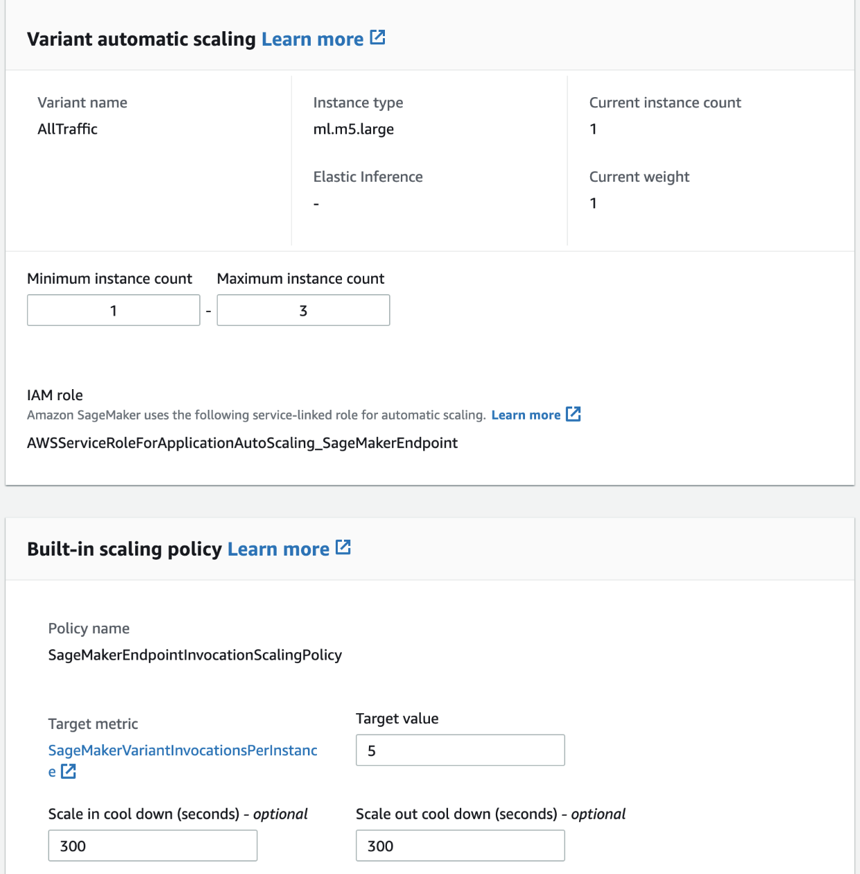 Endpoint Auto-scaling