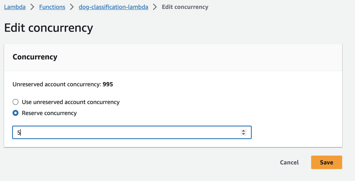 Lambda Concurrency