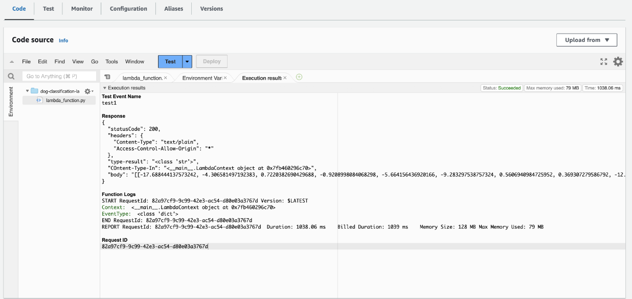 Deploy and Test Lambda Function