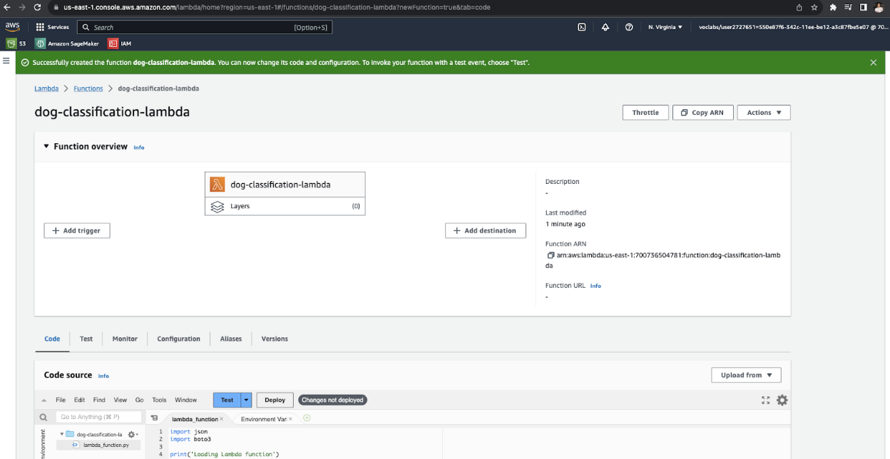 Create Lambda Function
